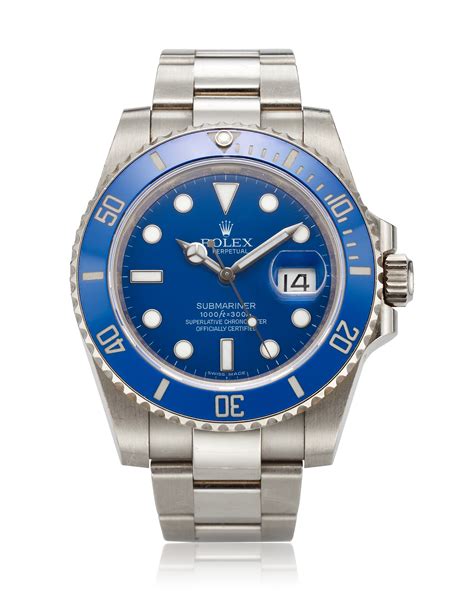 rolex submariner smurf|rolex submariner 18k white gold.